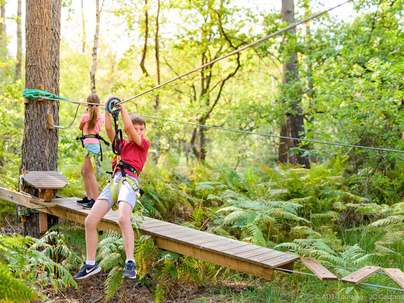 Le Baud'rillé Parc Aventure - Parcours dans les arbres