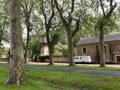 Aire de stationnement camping-car de Richelieu