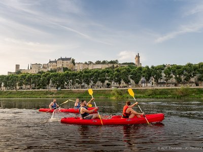 Canoë sur la Vienne, au départ de Chinon.