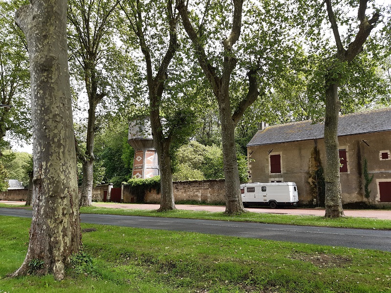 Aire de stationnement camping-car de Richelieu