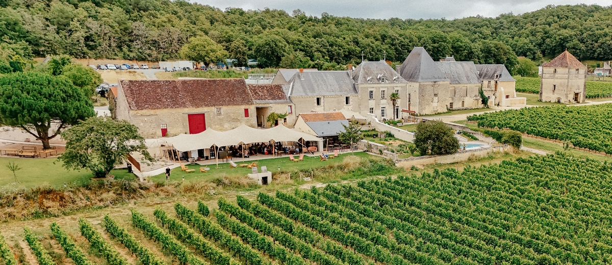 Panzoult - Domaine Grosbois - Domaine drone