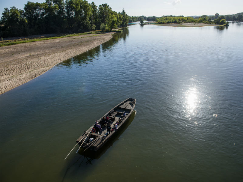 Endremage bateau sur la Loire