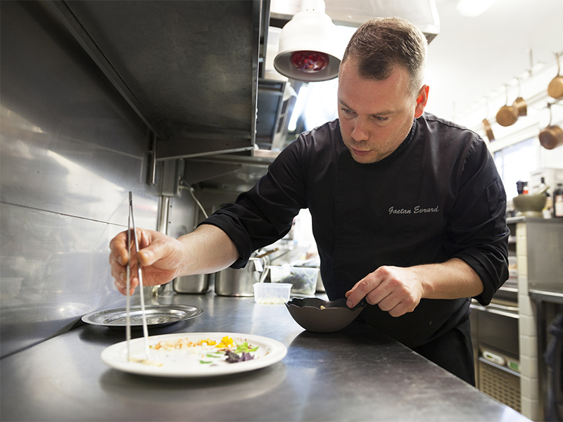 Gaëtan Evrard, Chef de L'Evidence - Restaurant à Montabzon