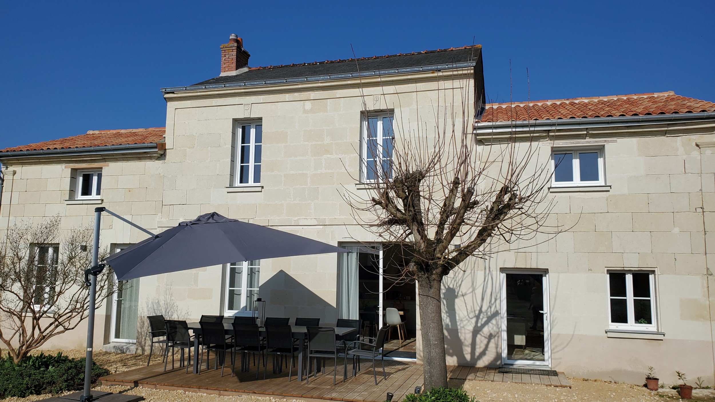 Façade du gîte