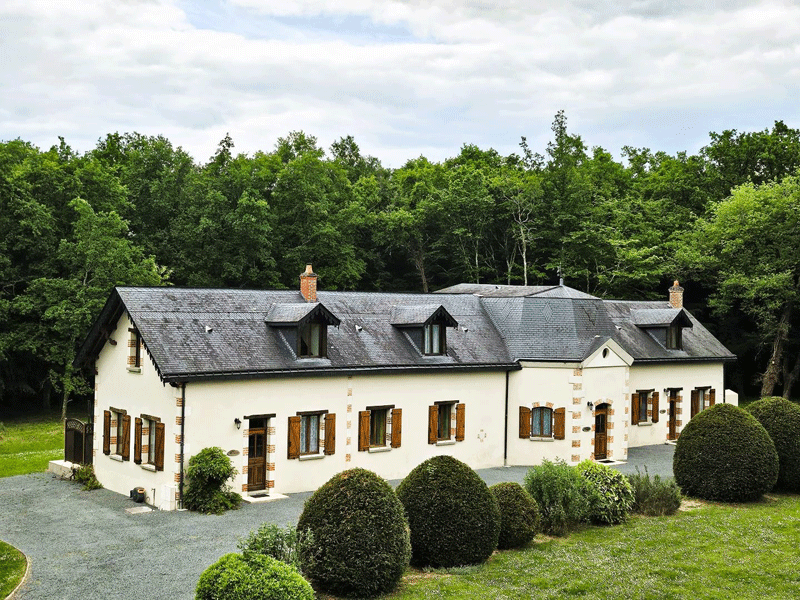 Vue extérieure gîte Bordeaux, Château de Malcombe