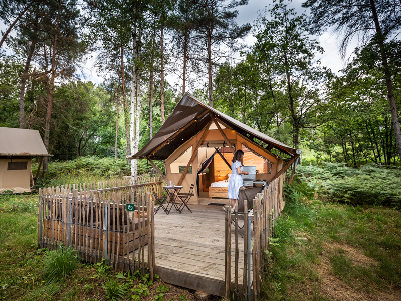 Huttopia, hébergements insolites