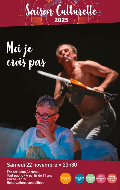 TVI - 22.11 Moi je crois pas spectacle Monts