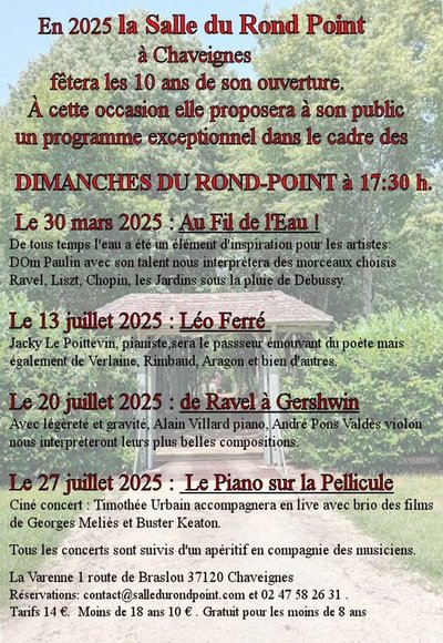 Les dimanches du Rond-Point Chaveignes mars-juillet 2025