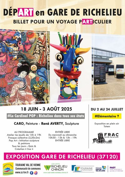 Affiche Départ en Gare de Richelieu