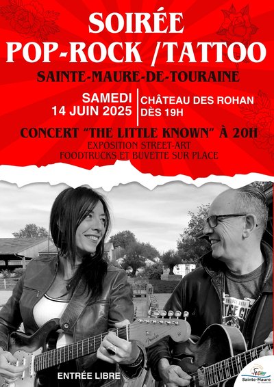 Soirée pop-rock tatoo Sainte-Maure 14 juin 2025