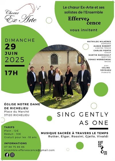 Concert Ex-Arte - Effervescence Richelieu 29 juin 2025