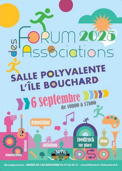 Forum des associations L'Ile-Bouchard 6 septembre 2025