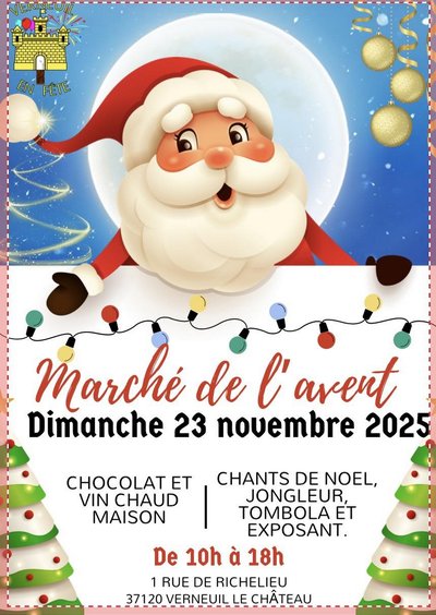 Marché de l'avent Verneuil-le-Château 23 novembre 2025