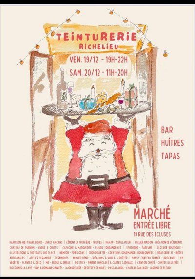 Marché La Teinturerie Richelieu 19 et 20 décembre 2025