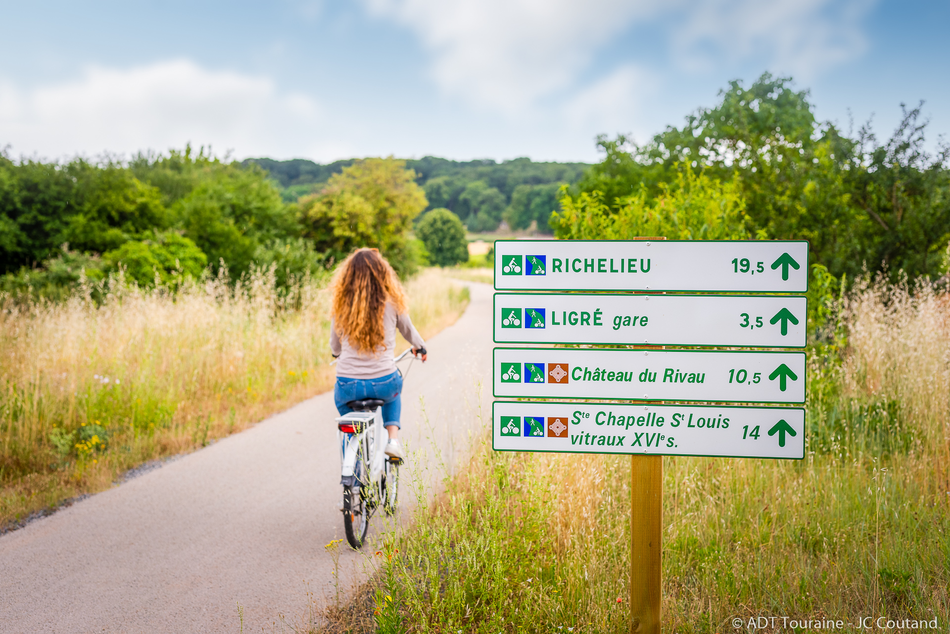 La voie verte sur le circuit vélo n°49