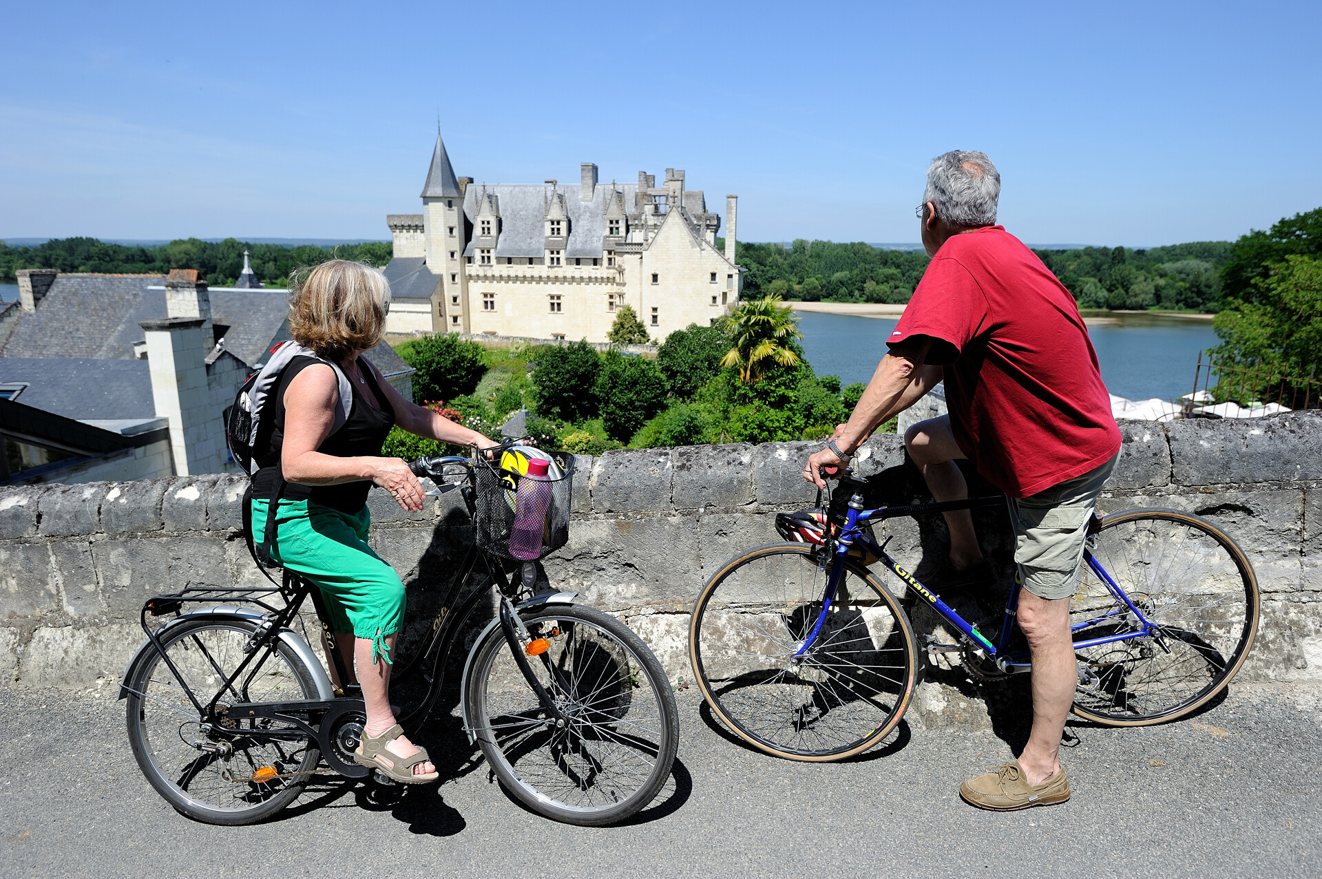 Vue sur le château de Montsoreau